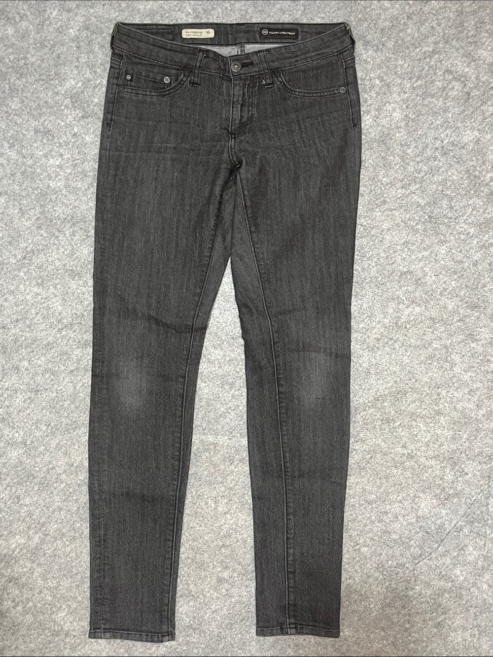 AG Adriano Goldschmied Women's The Jegging Super Skinny Fit Charcoal Jeans